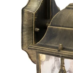 Romantische Außenwandleuchte Bronze - London