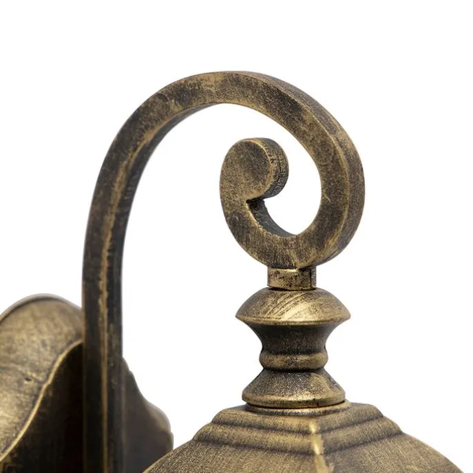 Romantische Außenwandleuchte Bronze - London