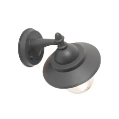 Romantische Außenwandleuchte dunkelgrau - Oxford