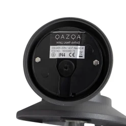 Romantische Außenwandleuchte dunkelgrau - Oxford