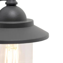 Romantische Außenwandleuchte dunkelgrau - Oxford