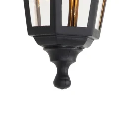 Romantische Hängeleuchte schwarz IP44 - New Haven