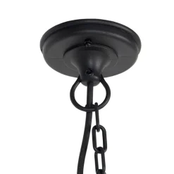 Romantische Hängeleuchte schwarz IP44 - New Haven