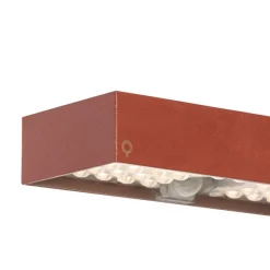 Rote Außenwandleuchte mit Abblendlicht und Sonnensensor - Kayo