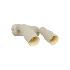 Runde Deckenleuchte Beige GU10 50mm 2-flammig - Stanley