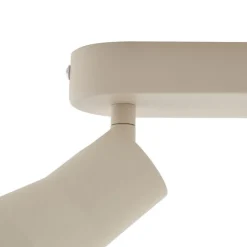 Runde Deckenleuchte Beige GU10 50mm 3-flammig - Stanley