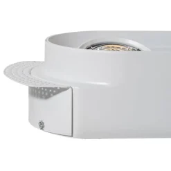 Runde Einbauleuchte weiß GU10 70mm 2-flammig - Hubs