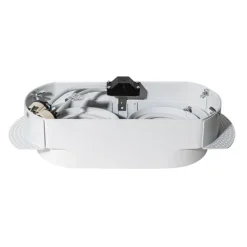 Runde Einbauleuchte weiß GU10 70mm 2-flammig - Hubs