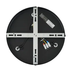 Runder Deckenstrahler Dunkelbronze Rund 3-flammig Verstellbar - Veerle