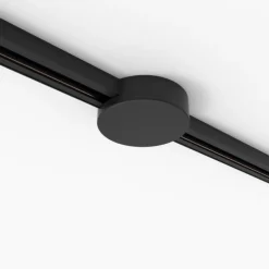 Rundes Stromschienensystem Deckenplatte schwarz 1-phasig - Iconic