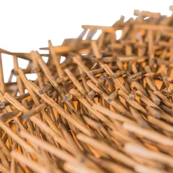 Rural Hängelampe braun Rattan - Hatch 45