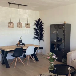 Rural Hängelampe Rattan 3-Licht - Manila