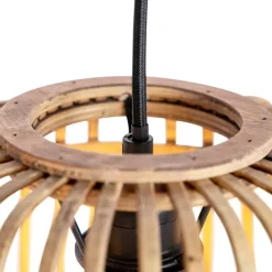 Rural Hängelampe Rattan 3-Licht - Manila