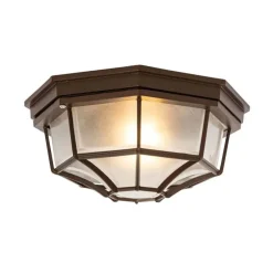 Rustikale Deckenleuchte Rostbraun 26,5 IP44 - Bri