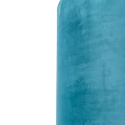 Samt Lampenschirm blau 40/40/40 mit goldener Innenseite