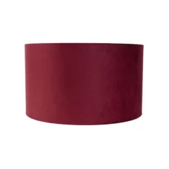 Samt Lampenschirm Rot 35/35/20 mit goldener Innenseite