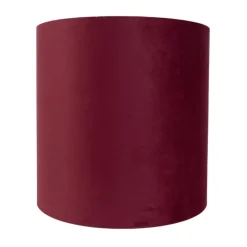 Samt Lampenschirm Rot 40/40/40 mit goldener Innenseite