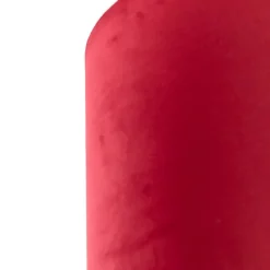 Samt Lampenschirm Rot 50/50/25 mit goldener Innenseite