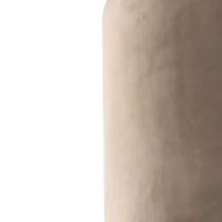 Samt Lampenschirm Taupe 50/50/25 mit goldener Innenseite