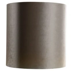 Samt Lampenschirm Taupe Zylinder 40/40/40
