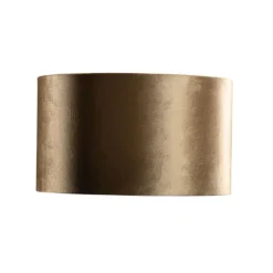 Samtlampenschirm Bronze mit goldener Innenseite 35/35/20