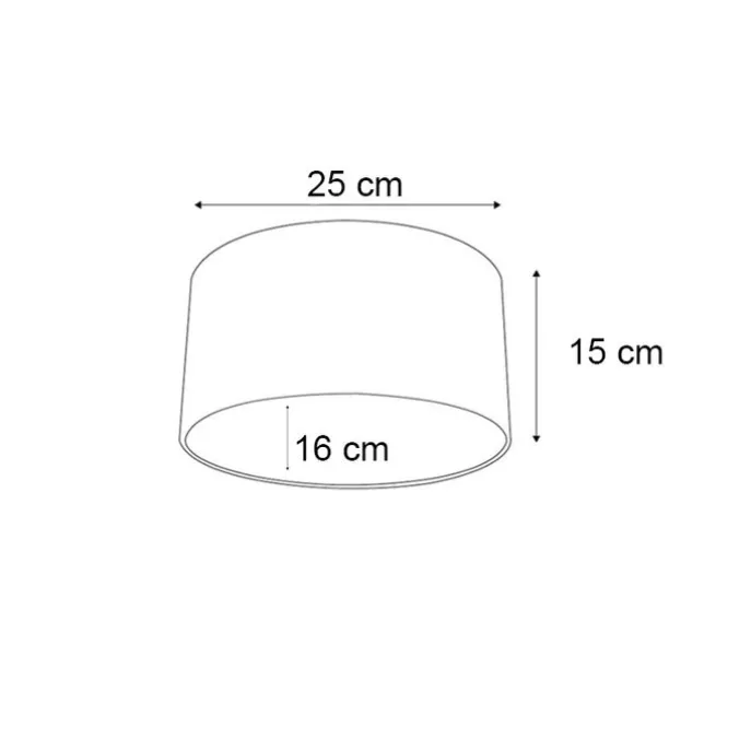 Samtlampenschirm grün mit goldener Innenseite oval 25/16/15