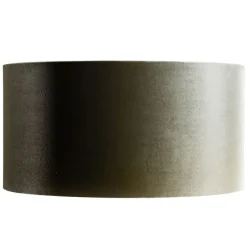 Samtlampenschirm grün mit goldener Innenseite 50/50/25