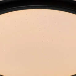 Schicke moderne Deckenleuchte schwarz 38 cm inkl. LED und RGB - Jochie