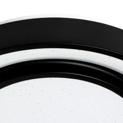 Schicke moderne Deckenleuchte schwarz 38 cm inkl. LED und RGB - Jochie