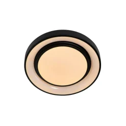 Schicke moderne Deckenleuchte schwarz 38 cm inkl. LED und RGB - Jochie