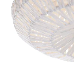 Schicke Retro-Deckenleuchte weiß inkl. WLAN A60 - Lina