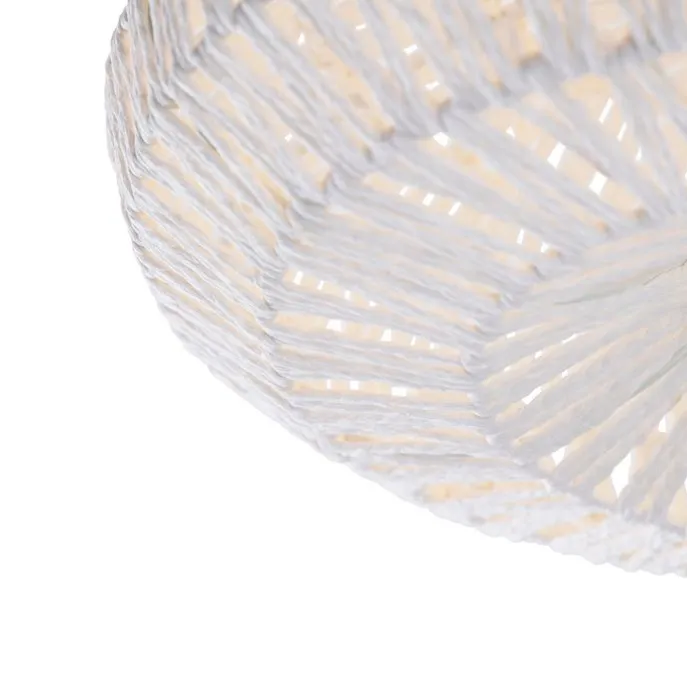 Schicke Retro-Deckenleuchte weiß inkl. WLAN A60 - Lina