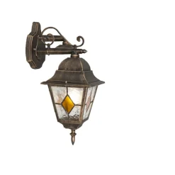 Schicke Vintage Außenwandlaterne Bronze inkl. Wifi A60 - Antigua