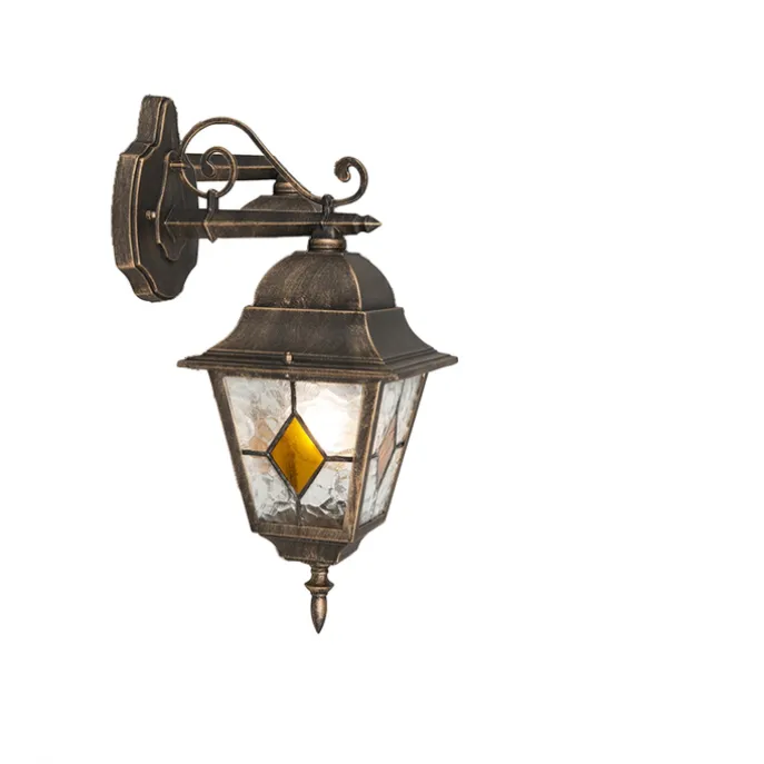 Schicke Vintage Außenwandlaterne Bronze inkl. Wifi A60 - Antigua