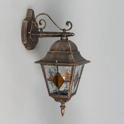 Schicke Vintage Außenwandlaterne Bronze inkl. Wifi A60 - Antigua