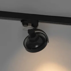 Schienenspot Schwarz für 3-Phasen Schiene GU10 111mm - 3-Phasen Master Honey