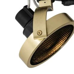 Schienenstrahler Gold für 3-Phasenschiene GU10 111mm - 3-Phasen Master Honey