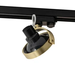Schienenstrahler Gold für 3-Phasenschiene GU10 111mm - 3-Phasen Master Honey