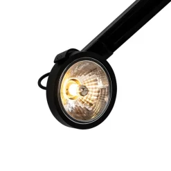 Schienensystem mit 3 Punkten schwarz 1-phasig - Go