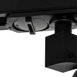 Schienensystem mit 3 Punkten schwarz 1-phasig - Go