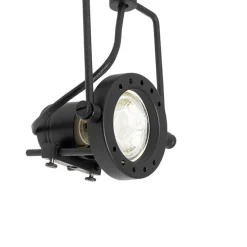 Schienensystem mit 3 Spots 1-phasig schwarz - Sulux