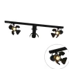 Schienensystem mit 3 Spots schwarz - Film