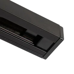 Schienensystem mit 3 Spots 1-phasig schwarz mit Gold - Jeana