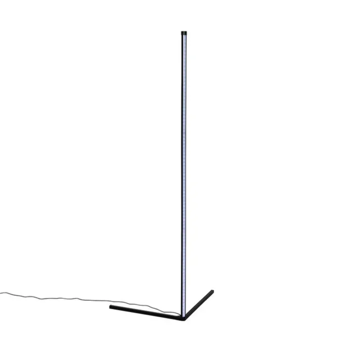 Schwarze Stehleuchte inkl. LED mit RGB und Fernbedienung - Carla