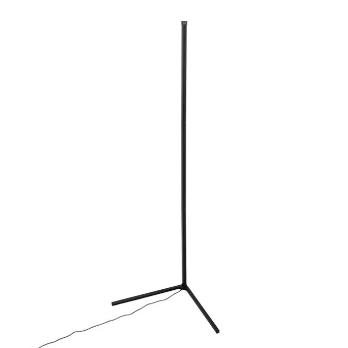 Schwarze Stehleuchte inkl. LED mit RGB und Fernbedienung - Carla