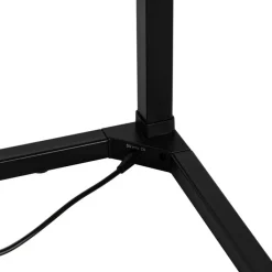 Schwarze Stehleuchte inkl. LED mit RGB und Fernbedienung - Carla