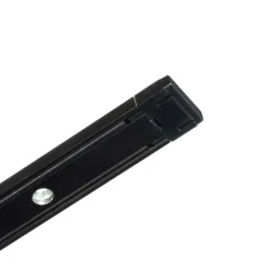 Schwarze Stromschienenleiste 100cm 1-phasig - Magnetic