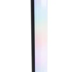 Schwarze Tischleuchte inkl. LED mit Fernbedienung und RGB - Arnold