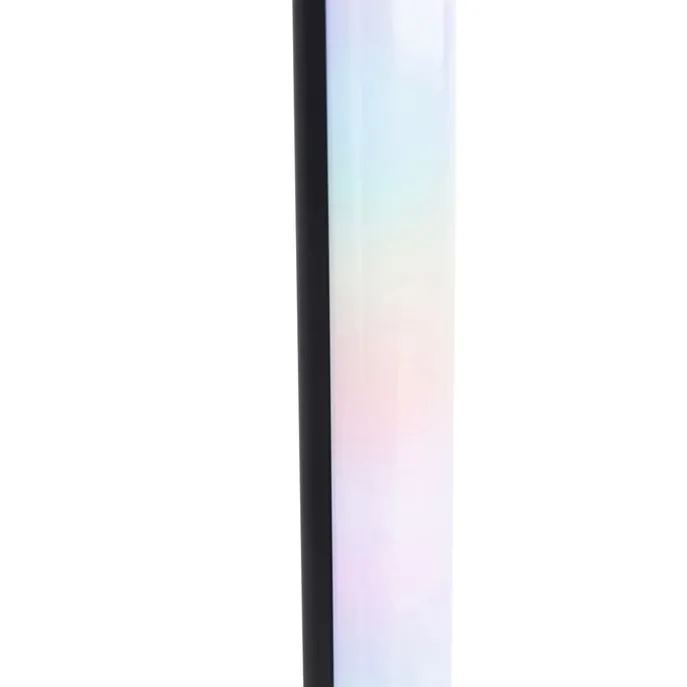 Schwarze Tischleuchte inkl. LED mit Fernbedienung und RGB - Arnold