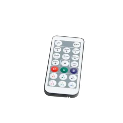 Schwarze Tischleuchte inkl. LED mit Fernbedienung und RGB - Arnold